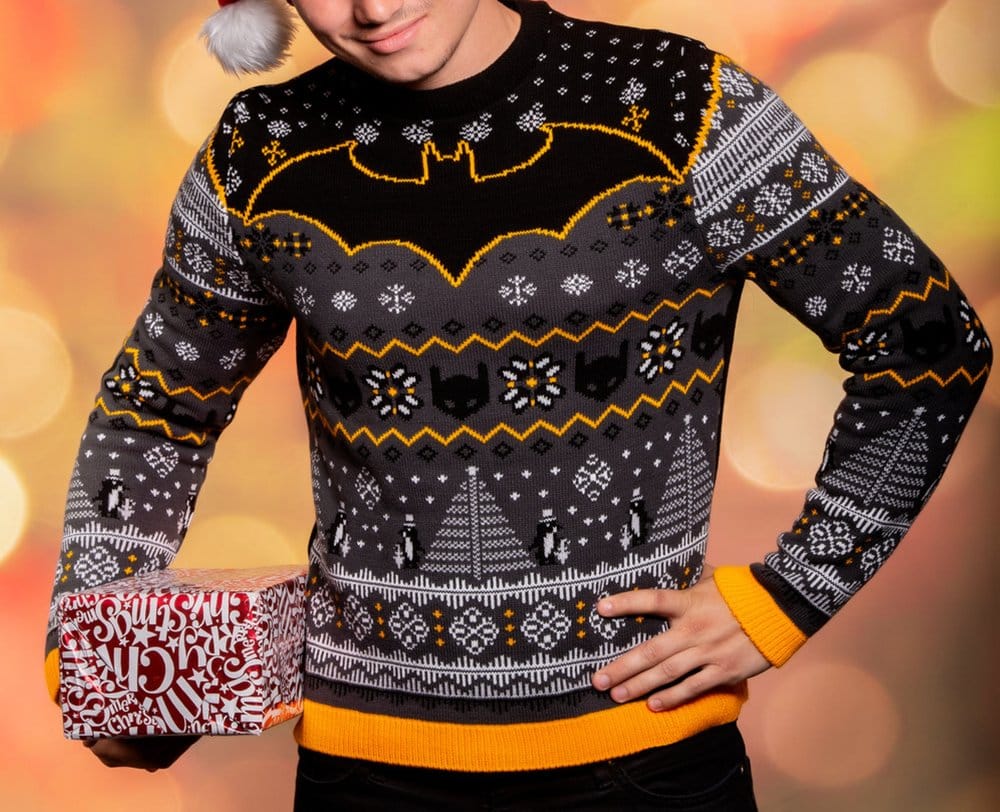 Batman Christmas Sweater Penguin Size XXXL