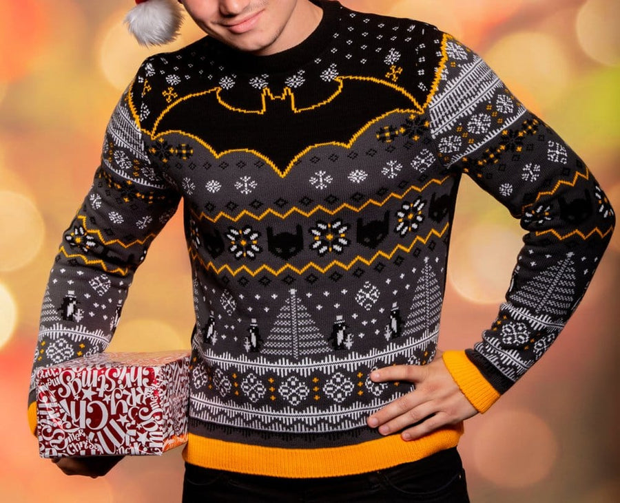Batman Christmas Sweater Penguin Size XXXL