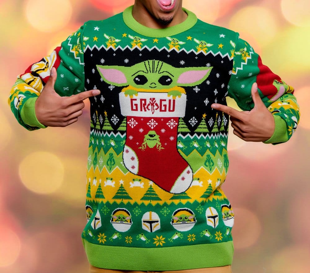 Star Wars Christmas Sweater Baby Yoda Size XXL