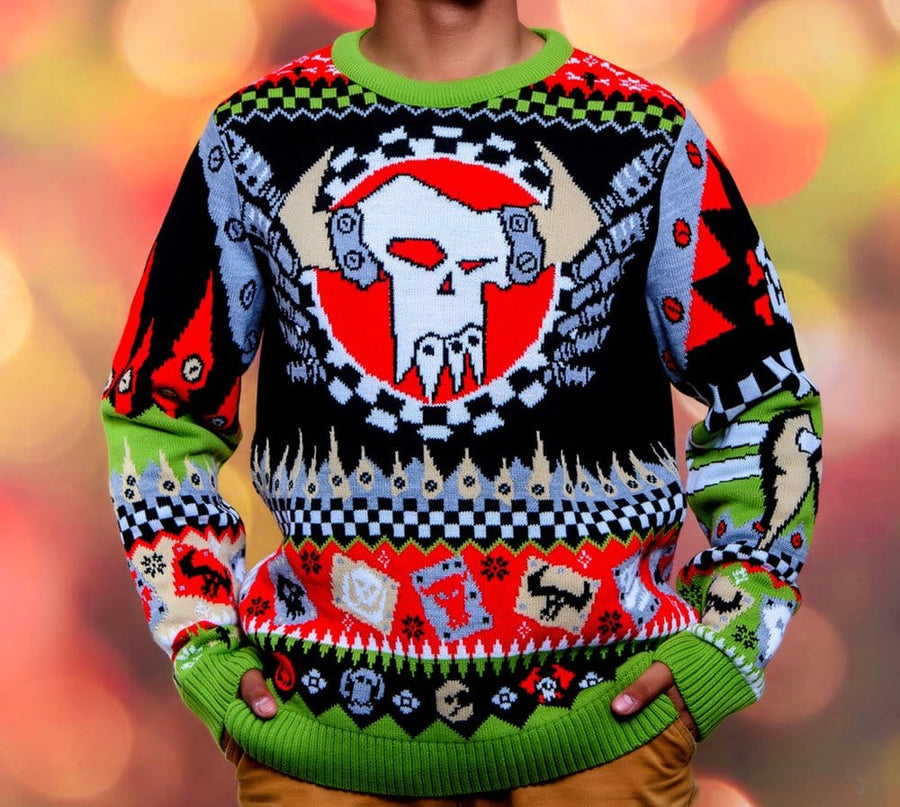 Warhammer 40,000 Christmas Sweater Ork Size M