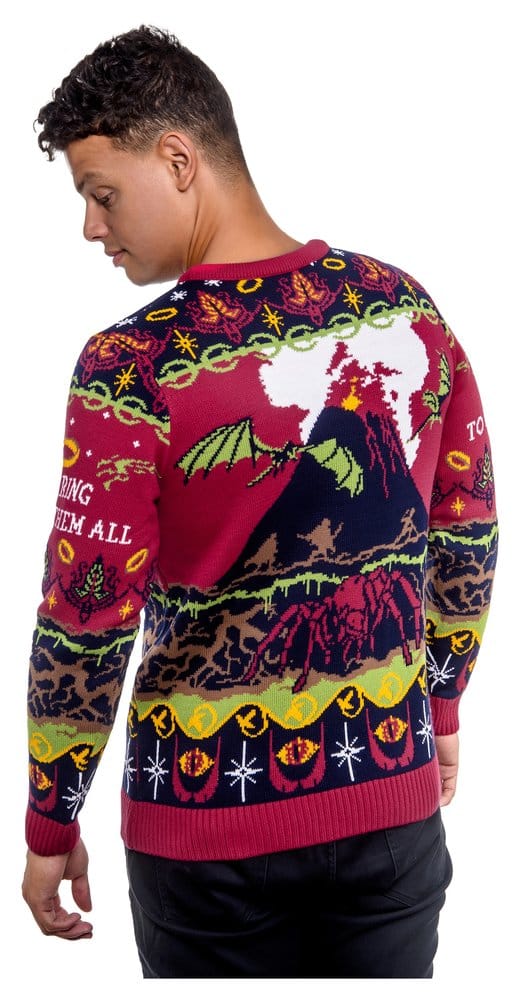 Lord Of The Rings Christmas Sweater One Sweater To Rule Them All Size S
