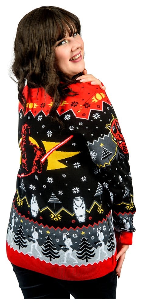 Star Wars Christmas Sweater Sith Size S