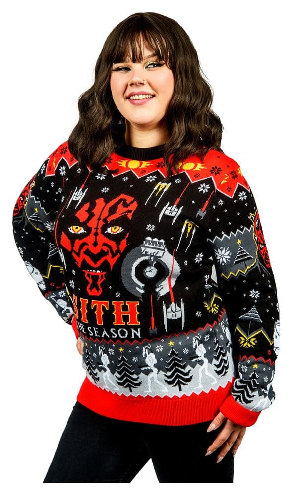 Star Wars Christmas Sweater Sith Size S