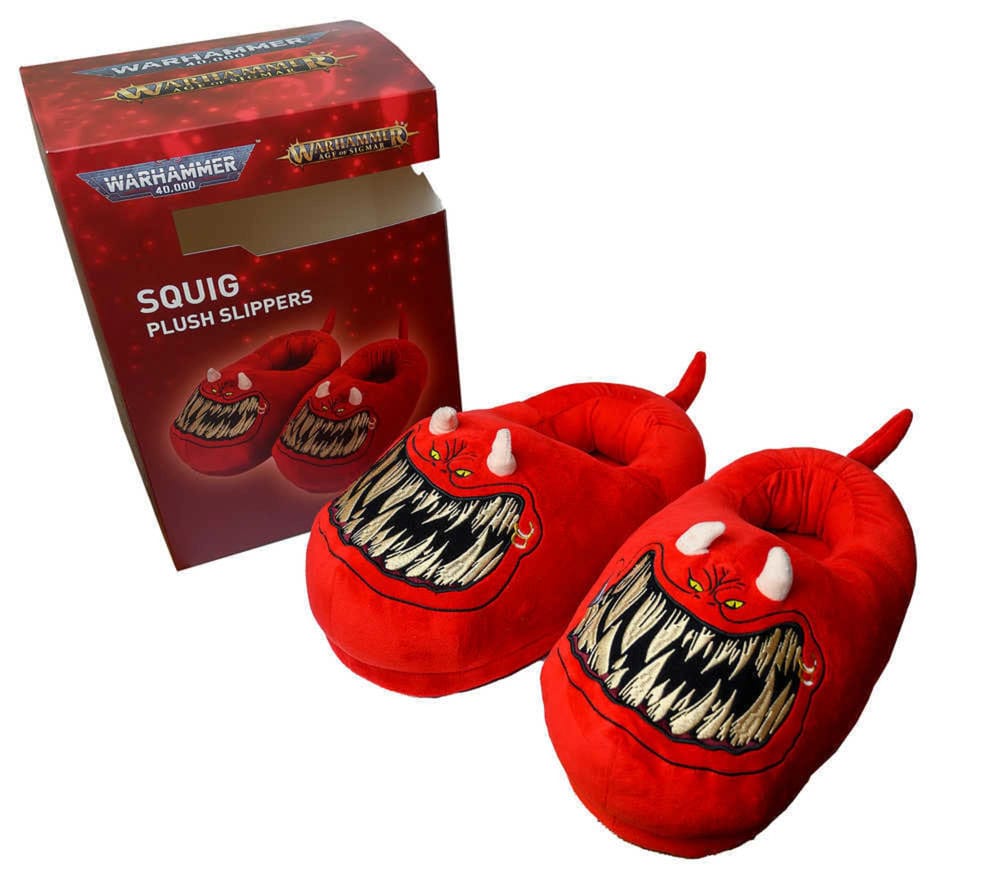 Warhammer 40,000 Slippers Red Squig Slippers (One Size)