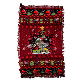 Warhammer 40K Knitted blanket Gobbo Red 160 x 102 cm