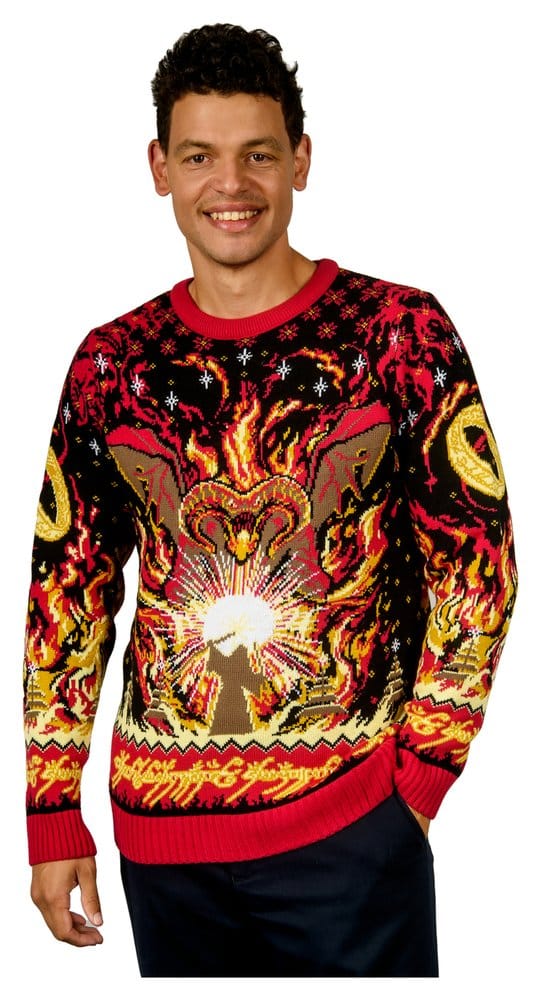 Lord of the Rings Christmas Sweater Balrog Size XS