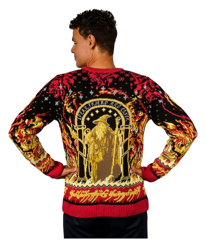 Lord of the Rings Christmas Sweater Balrog Size XS