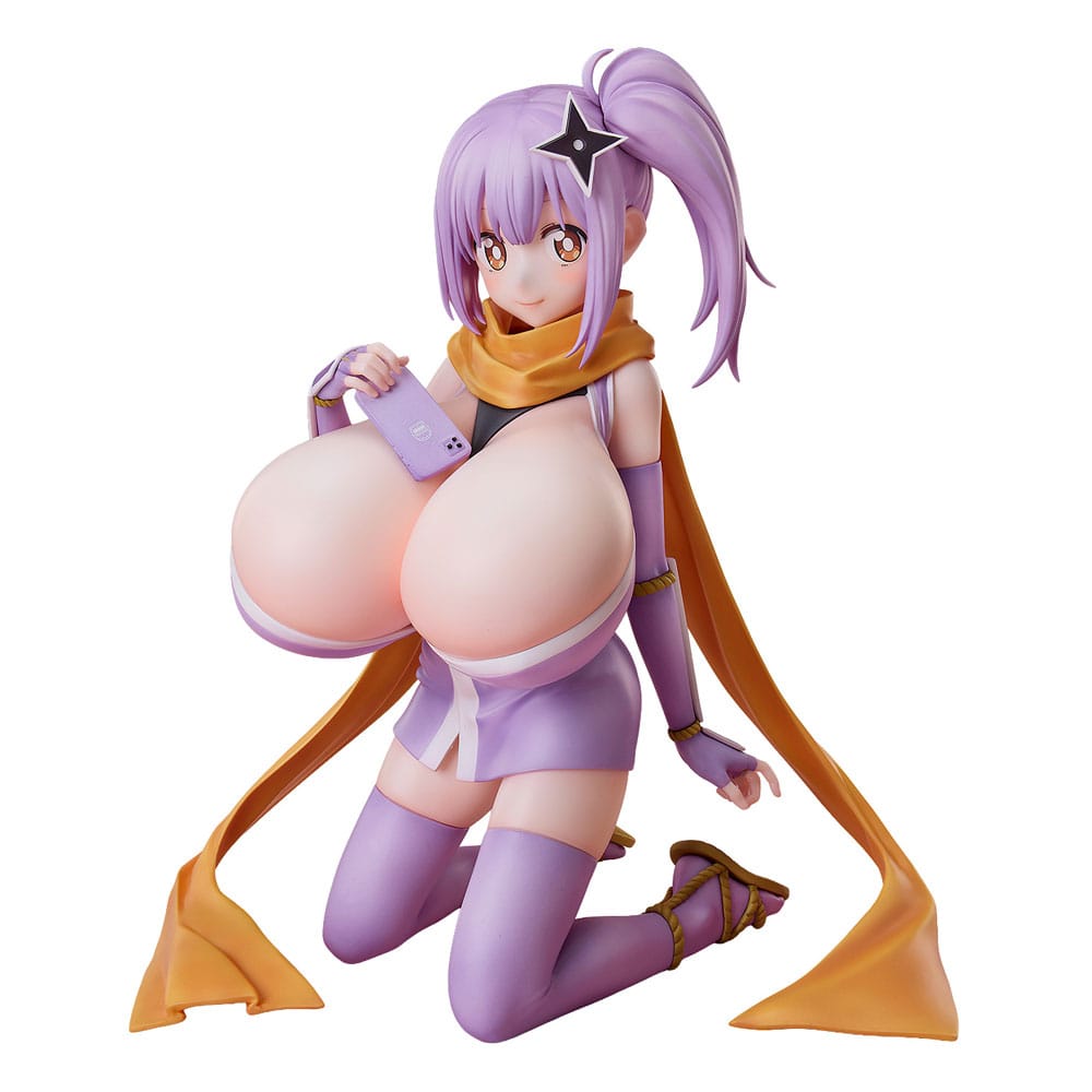 A Ninja and an Assassin Under One Roof Maid PVC Statue 1/4 Diecut Sticker Satoko Kusagakure Huge-Breasted Ver. 23 cm