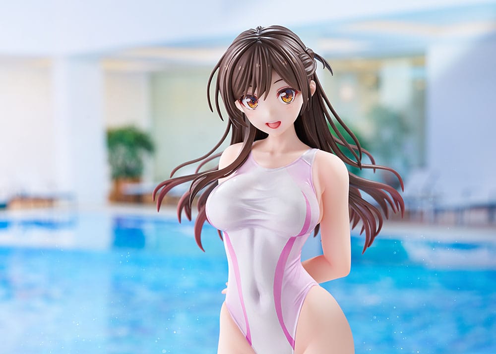 Rent-a-Girlfriend PVC Statue 1/7 Chizuru Mizuhara Pink Line Swimwear Ver. 25 cm