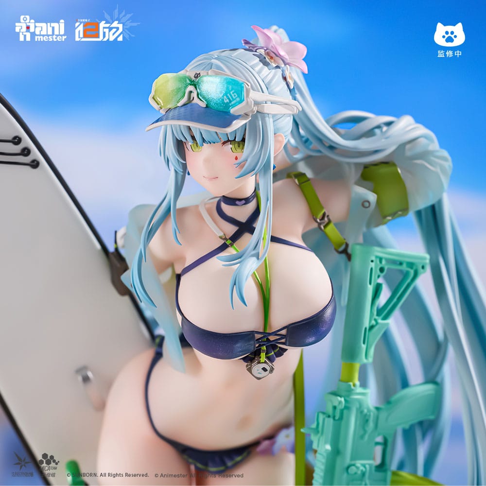 Girls' Frontline 2: Exilium Statue 1/7 HK416 Cerulean Breaker 24 cm