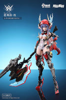 Original Character Plastic Model Kit Alloy Articulated Assemblable Model Thunderbolt-Barbera Red 21 cm