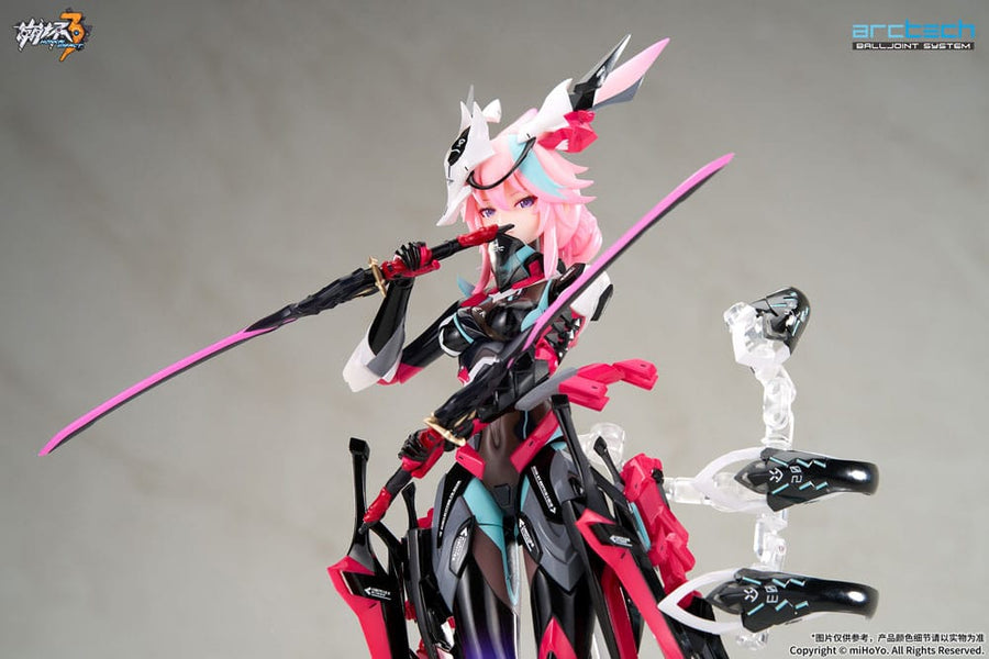 Honkai Impact 3rd Arctech Posable Series Action Figures 1/8 Sakura Yae Darkbolt Jonin Neon Shade Ver. 22 cm