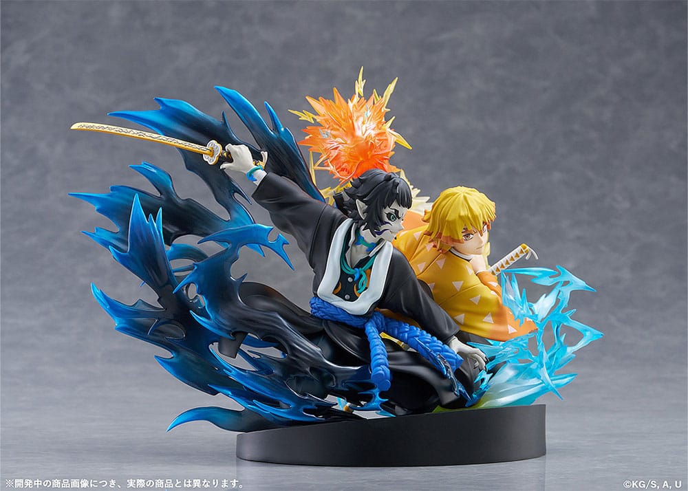 Demon Slayer: Kimetsu no Yaiba PVC Statue Zenitsu Agatsuma & Kaigaku 15 cm