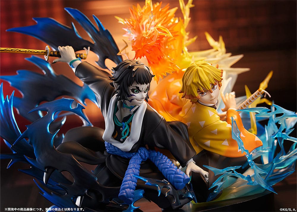 Demon Slayer: Kimetsu no Yaiba PVC Statue Zenitsu Agatsuma & Kaigaku 15 cm