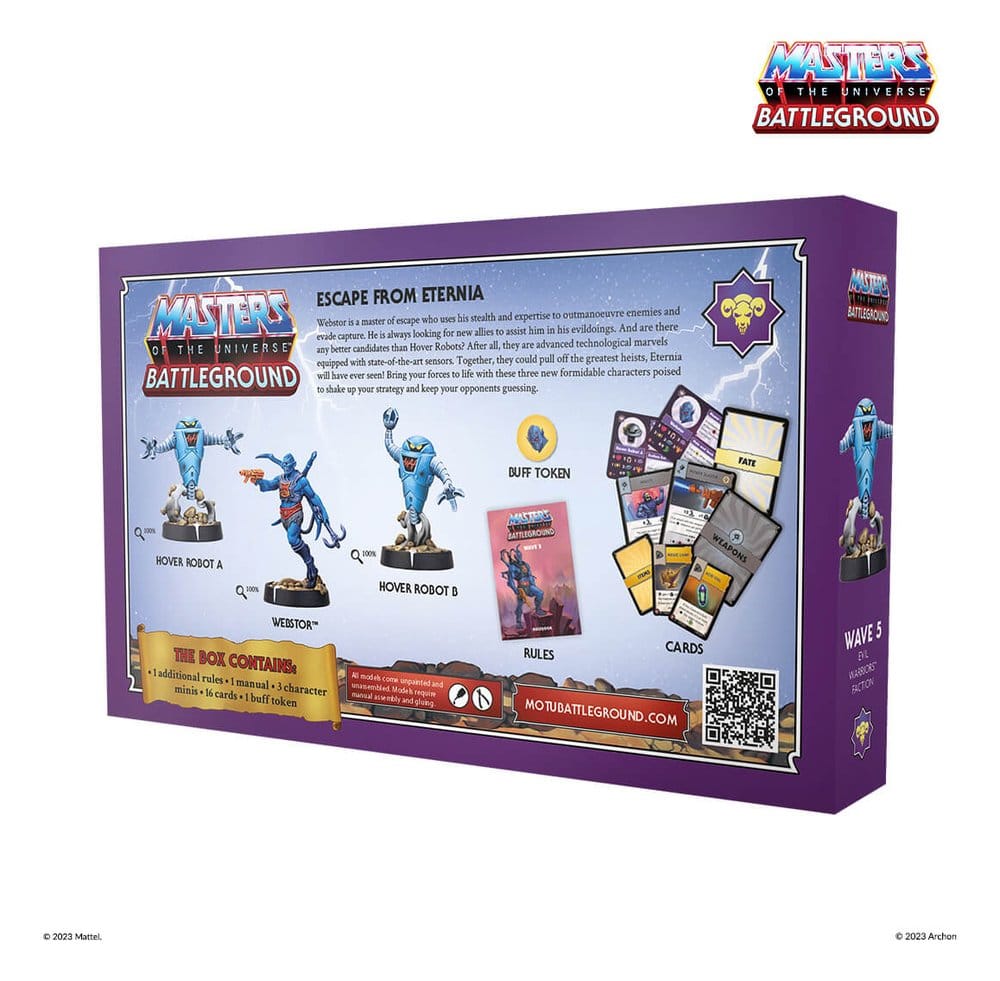 Masters of the Universe: Battleground Miniatures Game Wave 5: Evil Warriors faction *Spanish Version*