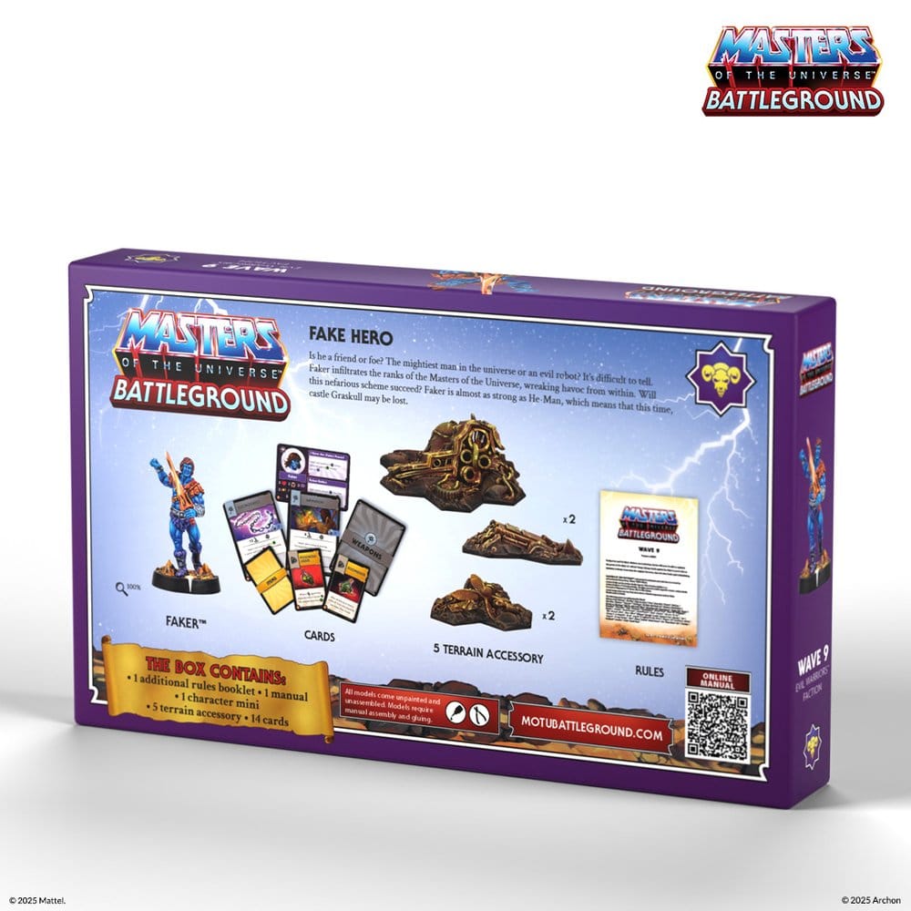Masters of the Universe: Battleground Miniatures Game Wave 9: Evil Warriors Faction *Italian Version*