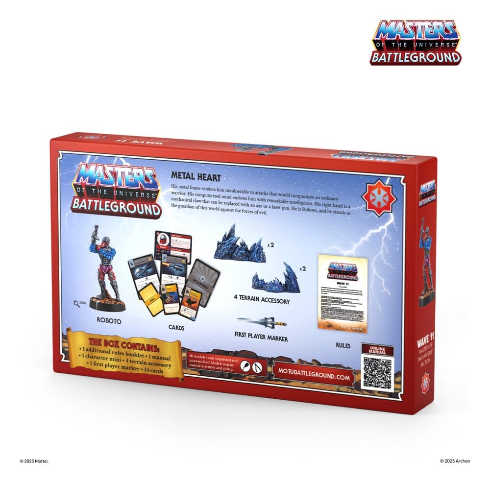 Masters of the Universe: Battleground Miniatures Game Wave 11: MOTU Faction Roboto *Italian Version*