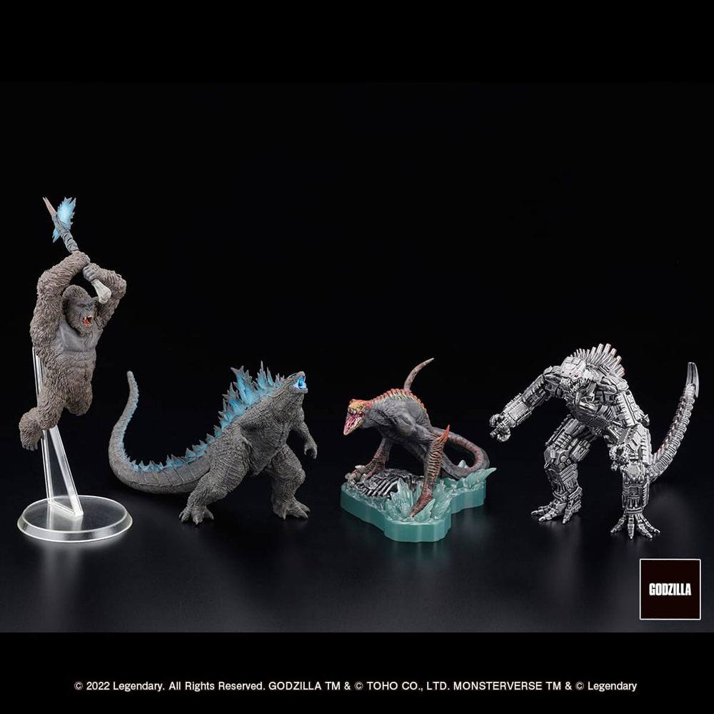 Godzilla vs Kong Hyper ModelingSeries PVC Statues 7 - 11 cm Assortment (4)