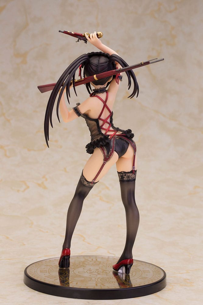 Date A Live Statue 1/7 Kurumi Tokisaki Lingerie Ver. Black 24 cm