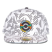 Pokemon Snapback Cap Pokeball white