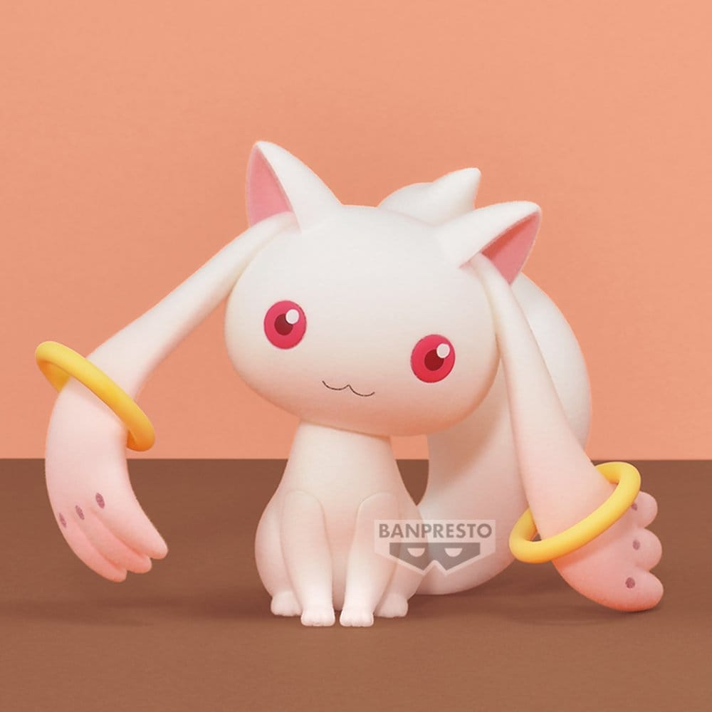 Puella Magia Madoka Magica the Movie Fluffy Puffy PVC Figure Kyubey & Bebe ver. A Kyubey 7 cm