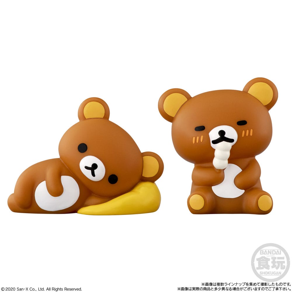 Rilakkuma Friends Soft Vinyl Figures 6 cm Wave 4 Display (12)
