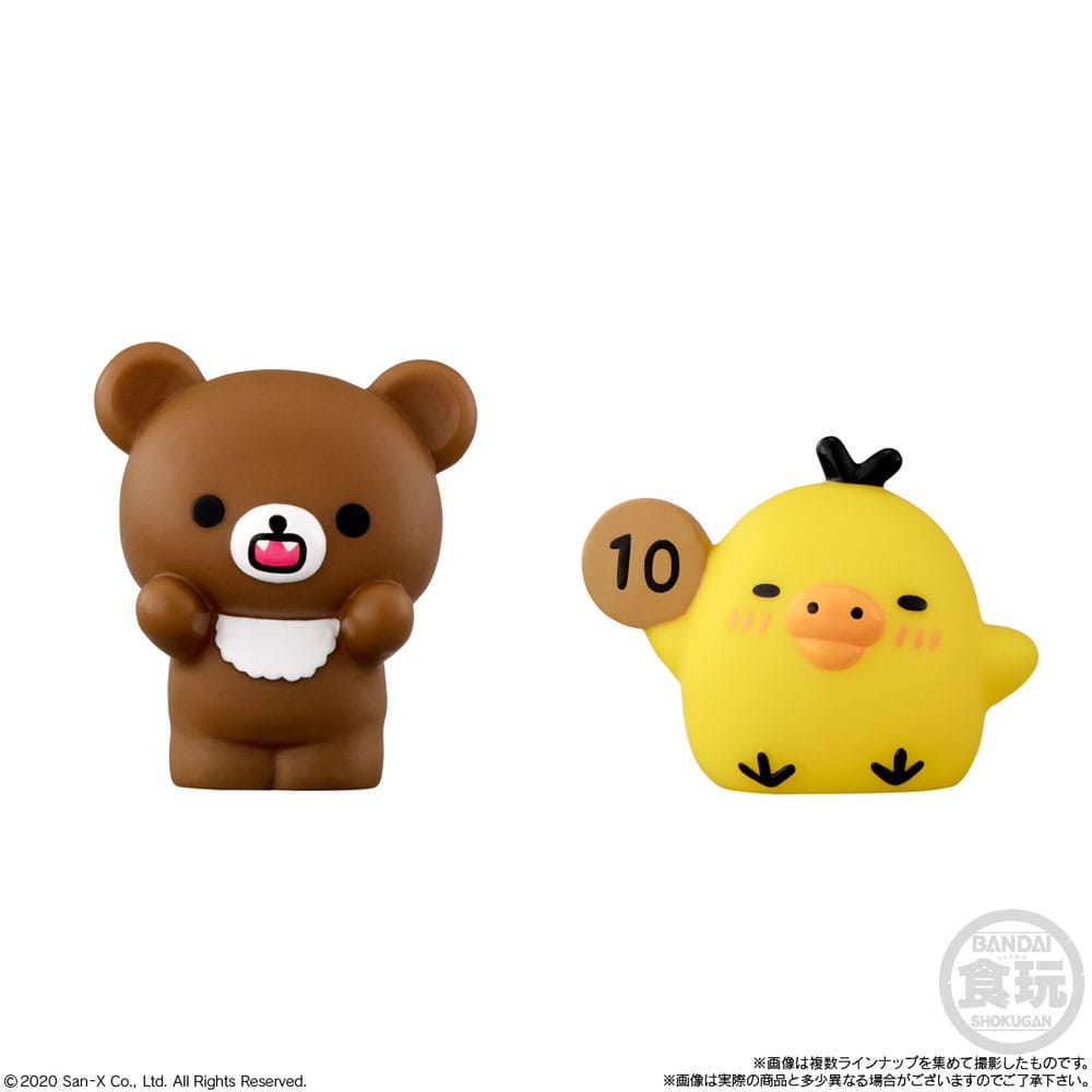 Rilakkuma Friends Soft Vinyl Figures 6 cm Wave 4 Display (12)