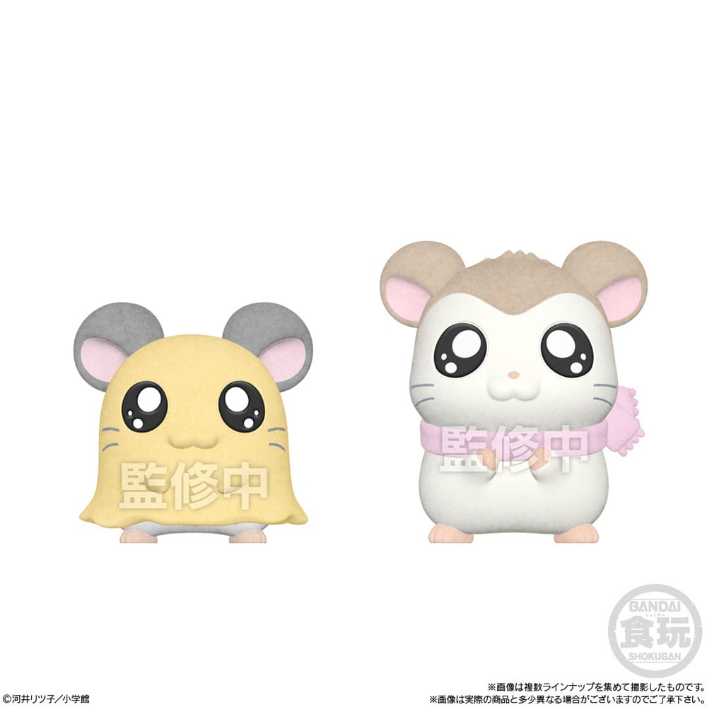 Hamtaro Flocked Mini-Figures 4 cm Display (8)
