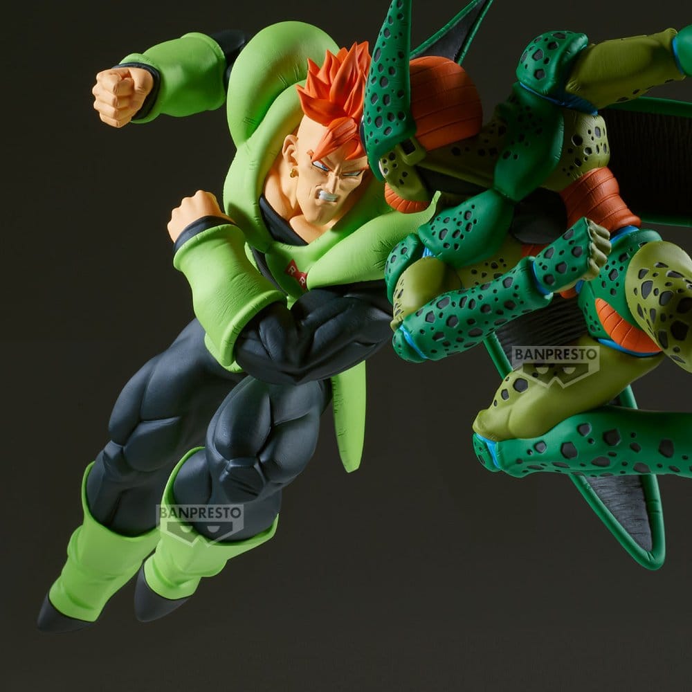 Dragon Ball Z Match Makers PVC Figure Android 16 (vs Cell) 17 cm