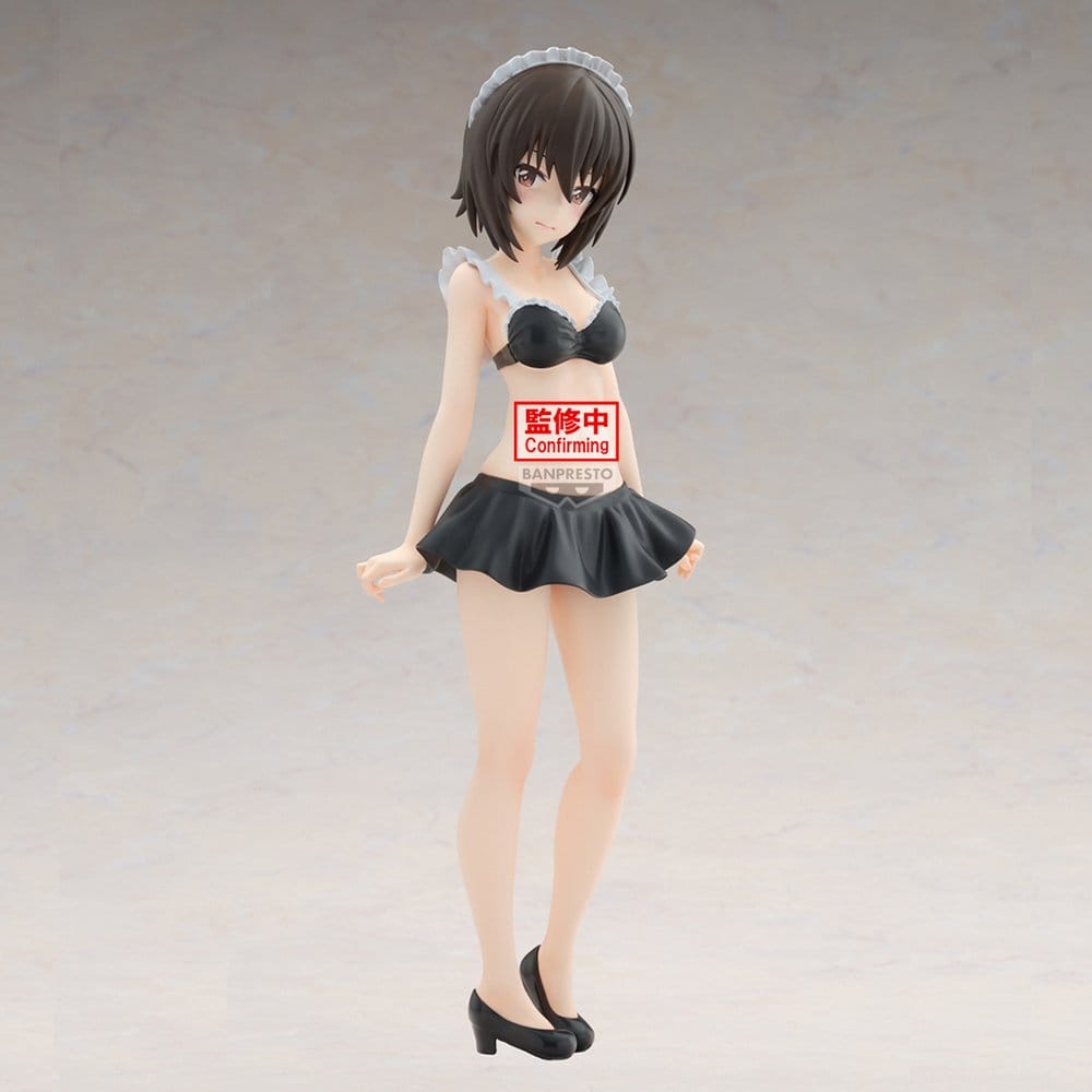 Girls und Panzer das Finale Eternal Romance PVC Figure Maho Nishizumi Maid Swimsuit Ver. 27 cm