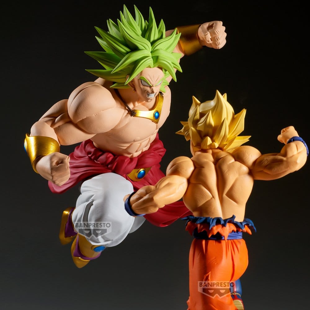 Dragon Ball Z Match Makers PVC Figure Super Saiyan Son Goku vs. Broly ver. B Broly 15 cm