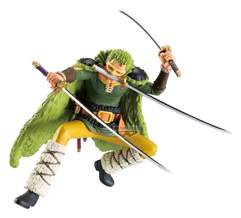 One Piece Cross Posing PVC Figure Roronoa Zoro 18 cm
