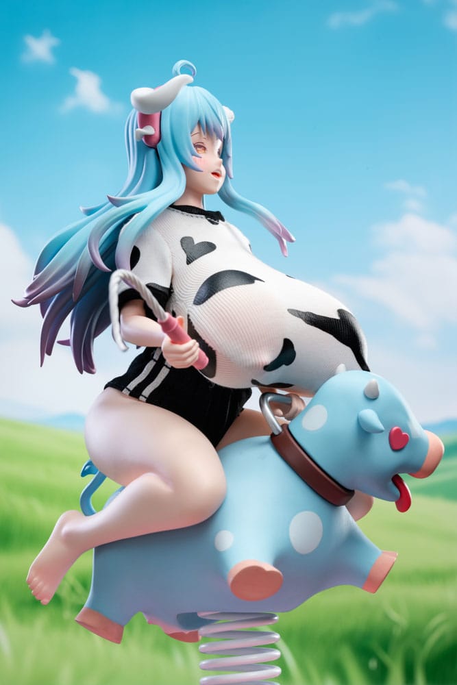 Original Character Statue 1/6 Niu Niang Illustration by renowned designer collective Wushan 21 cm
