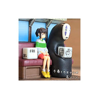 Spirited Away Statue Three-wheeler Diorama / Calendar Take Unabara Train 11 cm