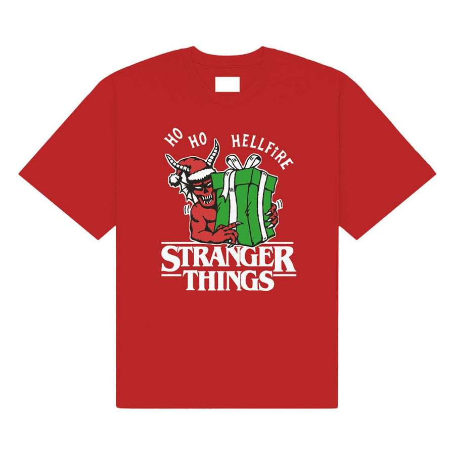 Stranger Things T-Shirt Ho Ho Hellfire Size M
