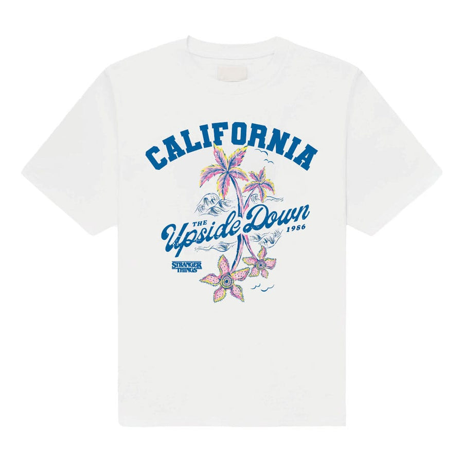 Stranger Things T-Shirt California Upside Down Size S