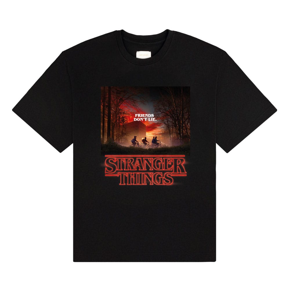 Stranger Things T-Shirt Friends Don't Lie Size M