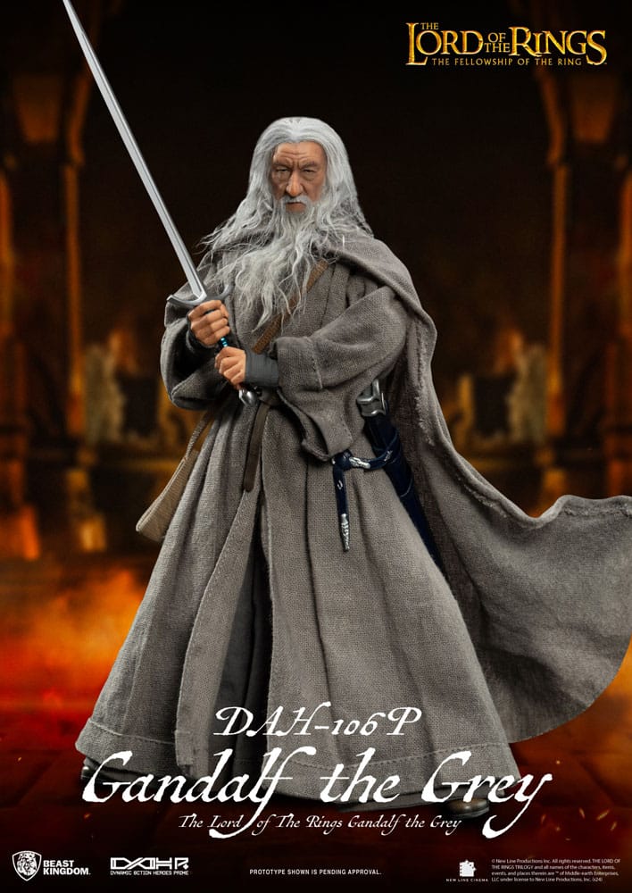 Lord of the Rings - Dynamic 8ction Heroes Action Figure 1/9 - Gandalf the Grey
