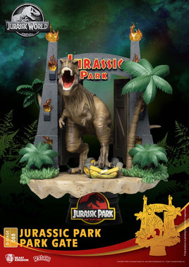 Jurassic Park - D-Stage PVC Diorama - Park Gate reproduction