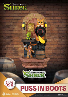 Shrek D-Stage PVC Diorama Puss In Boots 15 cm