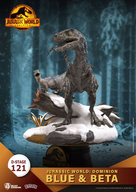 Jurassic World: Dominion - D-Stage PVC Diorama - Blue & Beta  reproduction