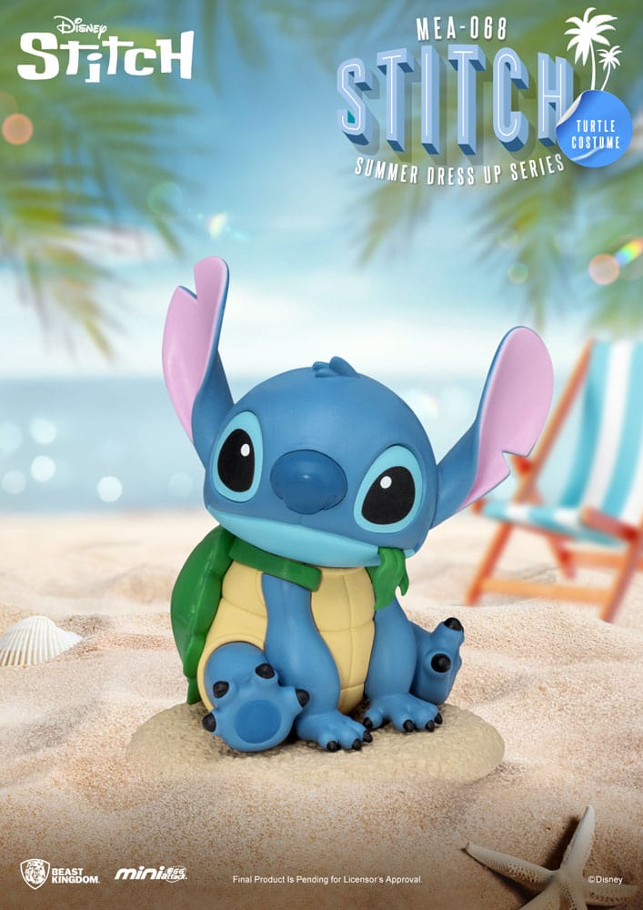 Lilo & Stitch Mini Egg Attack Figures 10 cm Stitch summer dress up Series Assortment (6)