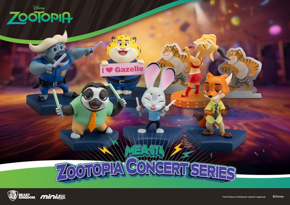 Zootopia Mini Egg Attack Blind Box Figures Concert Series 8 cm Assortment (6)