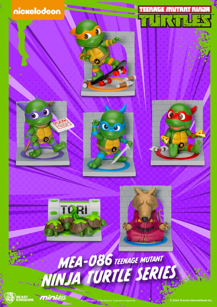 Teenage Mutant Ninja Turtles Mini Egg Attack Blind Box Figures Series 12 cm Assortment (6)