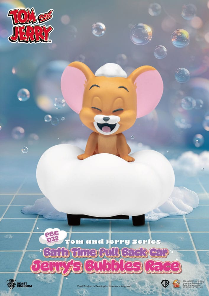 Tom & Jerry Pull Back Cars Bath Time Blind Box 6-Pack