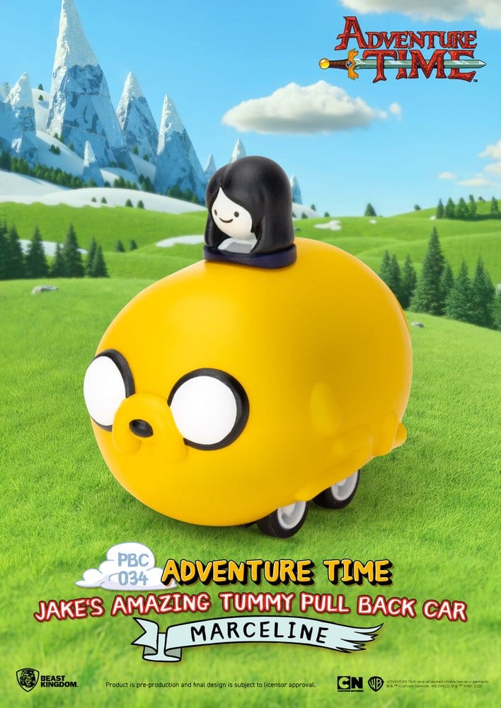Adventure Time Pull Back Car Jake's Amazing Tummy 5 cm Blind Box Assortment (6)