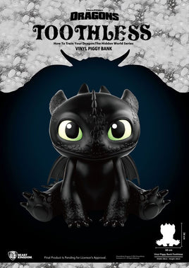 How To Train Your Dragon Piggy Vinyl Bank Toothless 30 cm