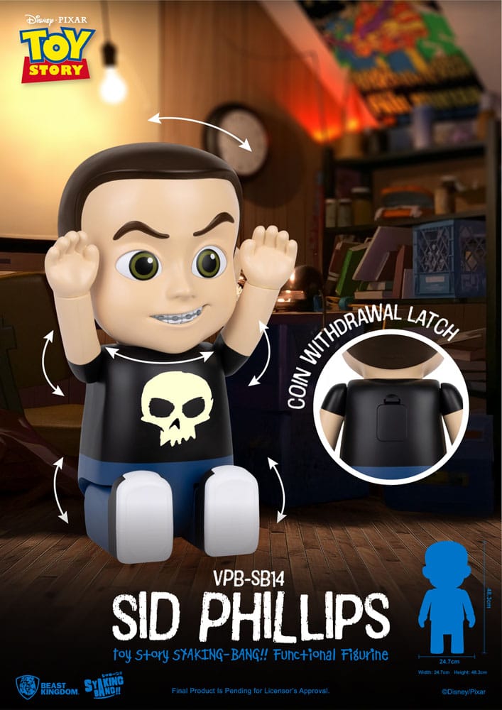 Toy Story Piggy Vinyl Bank Sid Phillips 48 cm