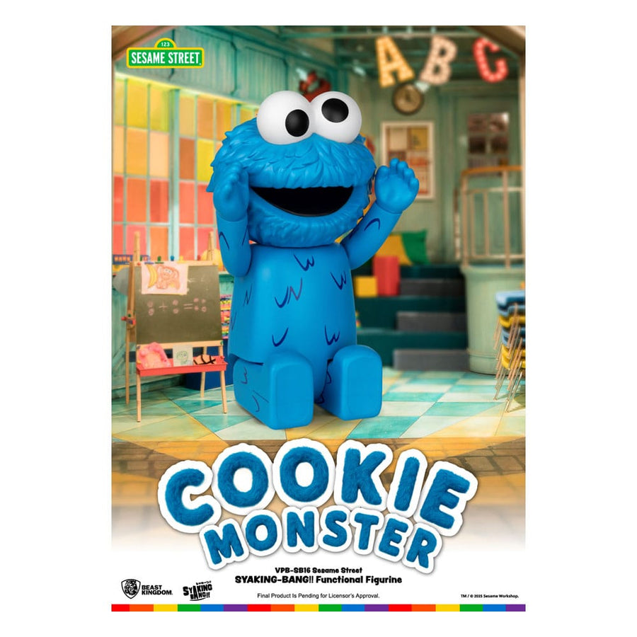 Sesame Street Syaking Bang Series PVC coin bank Cookie Monster 47 cm