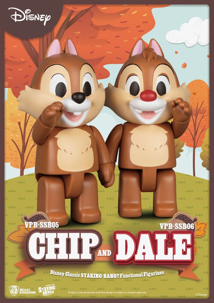 Disney: Classic Chip 'n' Dale Syaking Bang PVC Figur Chip 33 cm